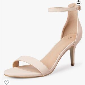 NWT size 9.5 mysoft Women's Stilettos Classic Strappy Open Toe Pump Heel Sandals